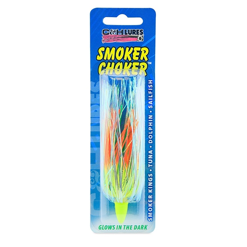 C&H Smoker Choker Lure 4" Chartreuse/Green/Pearl