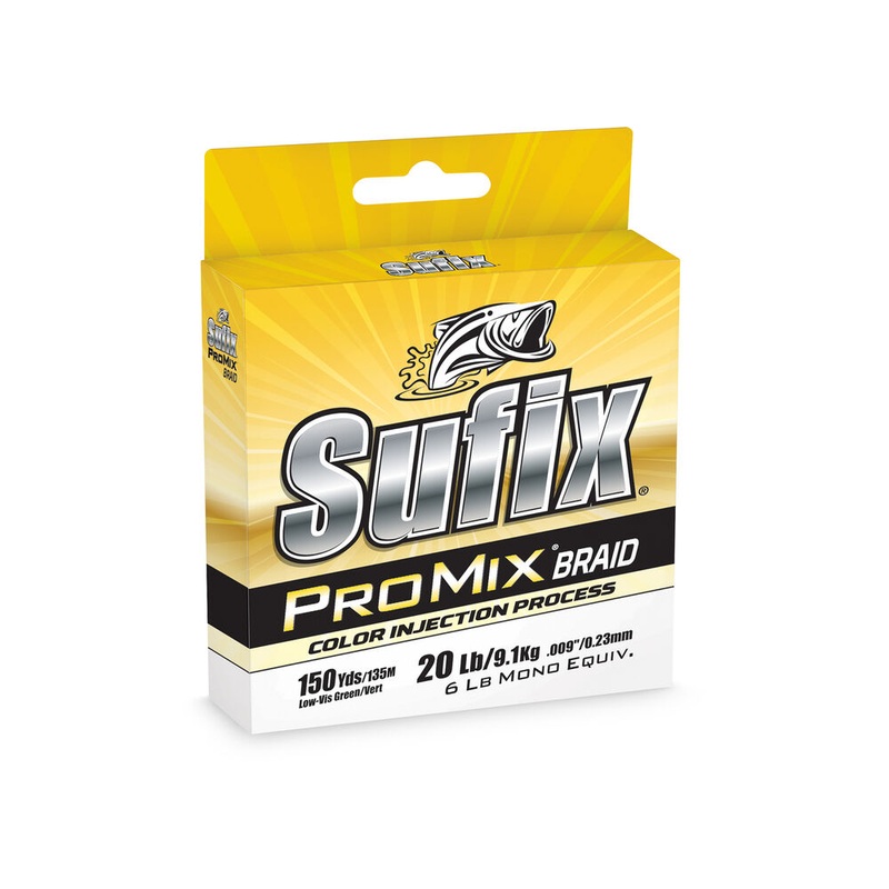SUFIX Promix Braid Lo Vis Green 10# 1200 yard