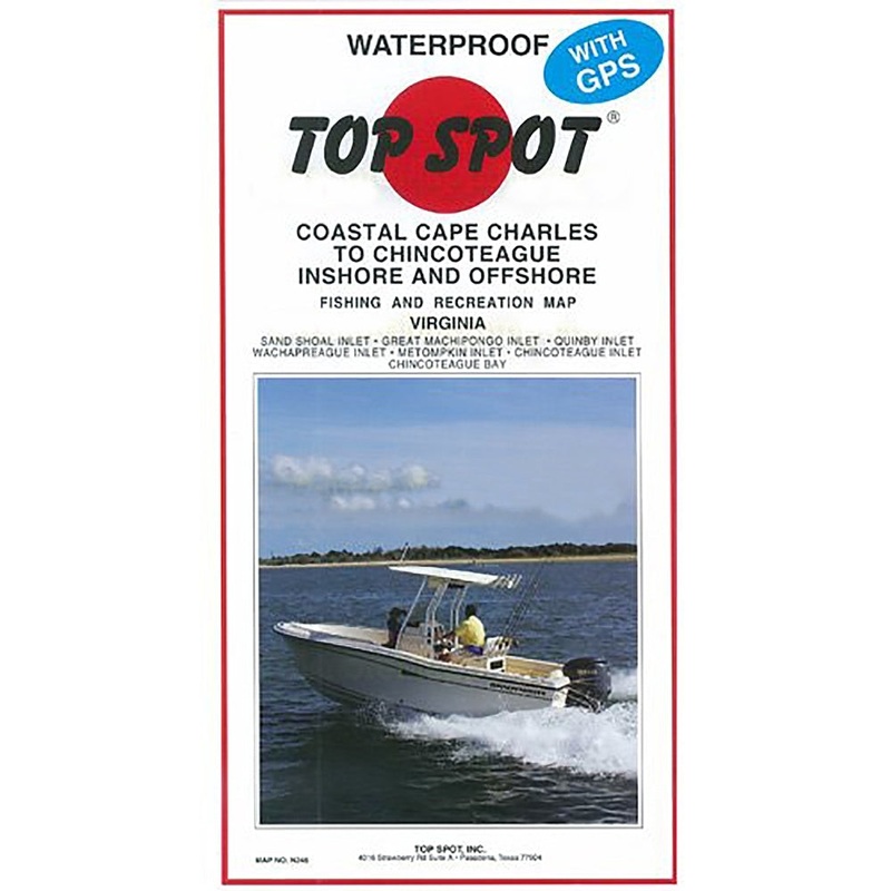 Top Spot Map N245, Virginia, Cape Charles to Chincoteague Inshore - Offshore