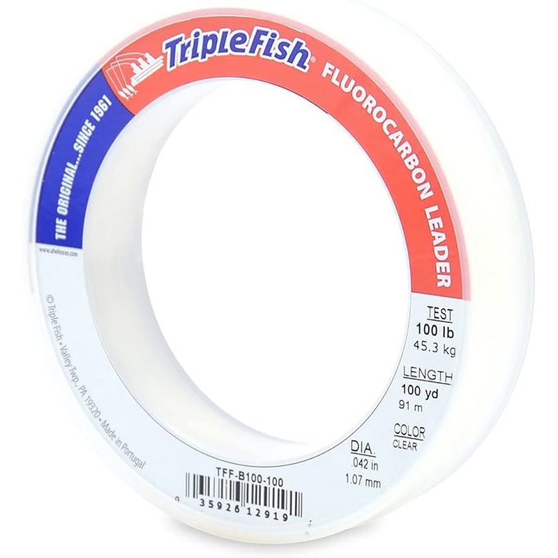 Triple Fish Fluorocarbon Leader 100YDS 15#