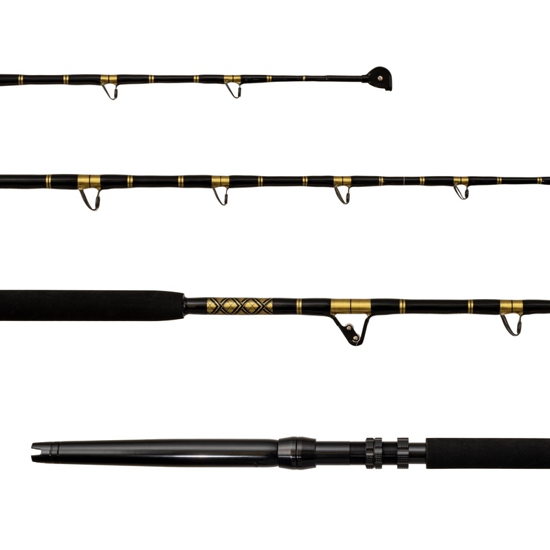CHAOS ECA 2PC Straight Butt Tournament Series Rod 5FT6IN 30-50lb CHAOS Gold