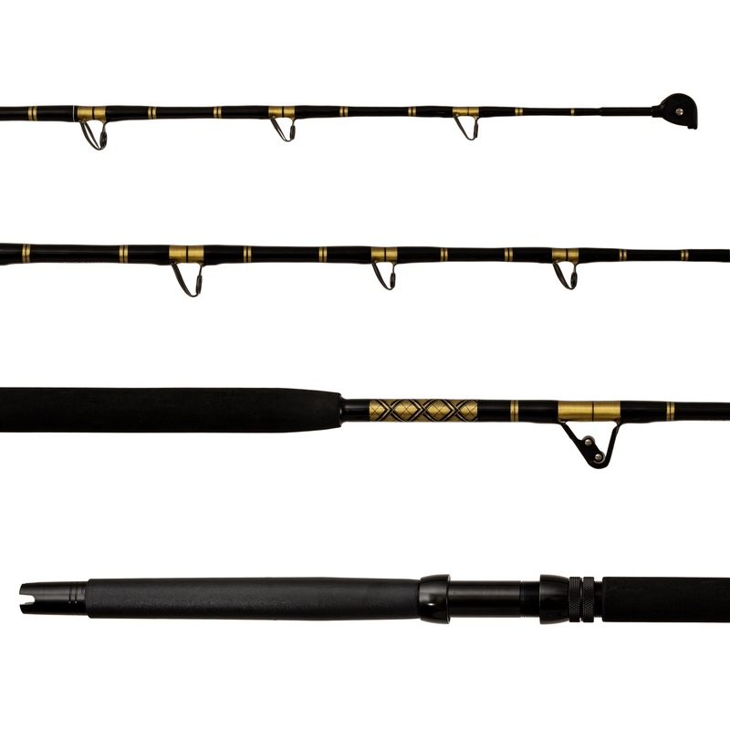 CHAOS ECA 6FT Slickbutt Classic Series Rod CHAOS Gold 30-50lb