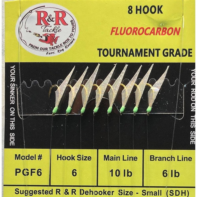 R&R Sabiki Rig Pilchard Green/Red 6