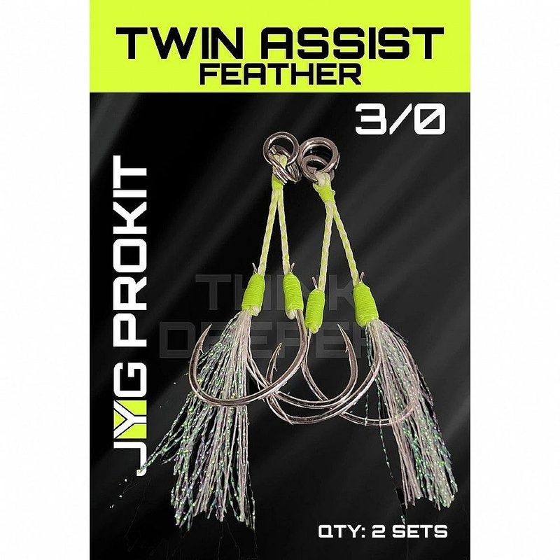 Jyg Pro Twin Assist Feather Hook 3/0