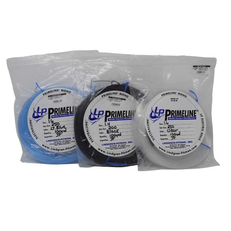 Lindgren-Pitman Primeline Monofilament 100yd Clear 200#