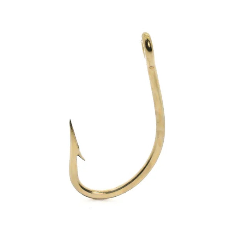 Mustad 9174 O'Shaughnessy Live Bait Hook 1/0 Bronze 8 Pack