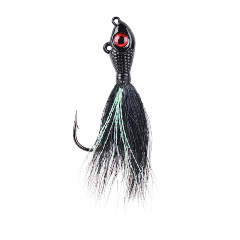Mustad Big Eye Bucktail Black 1/8oz