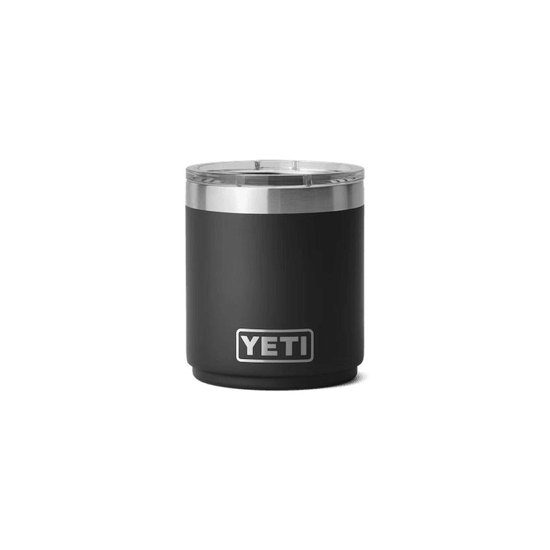 Yeti Rambler 10 oz Lowball with Magslider Lid Black