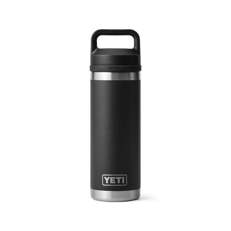 YETI Rambler Bottle with Chug Cap Black 18oz