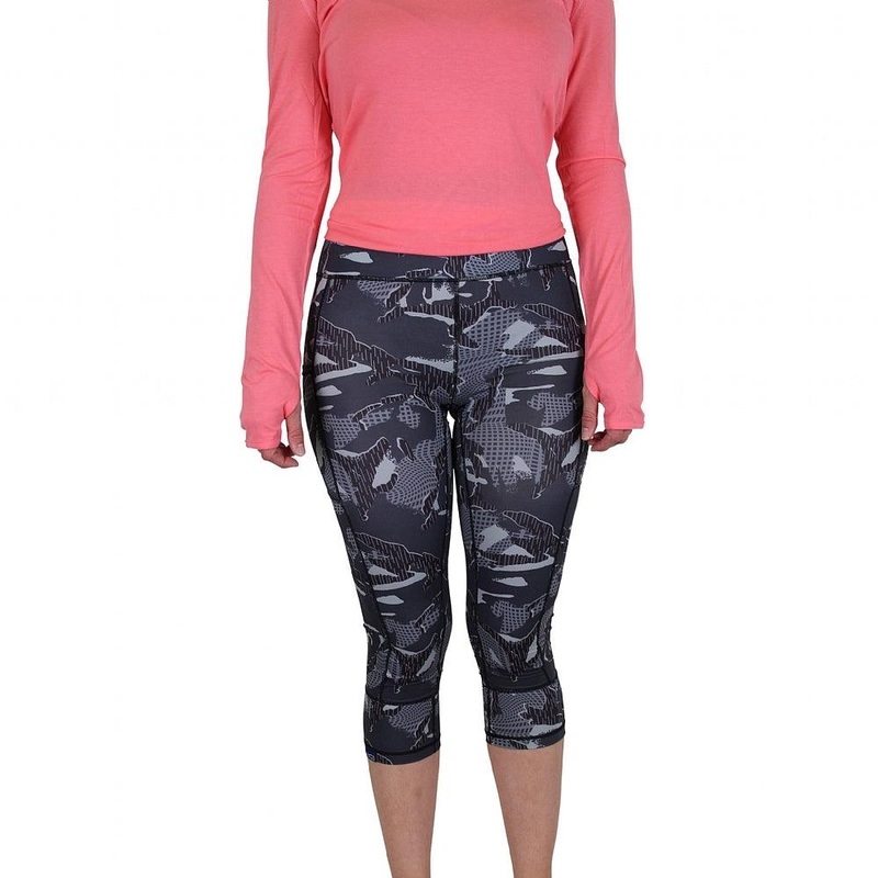 AFTCO Womens Camp Capri Sky Camo Large