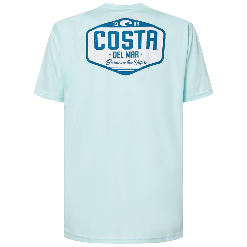 Costa Men's Tech Morgan Short Sleeve T-shirt Red Small
