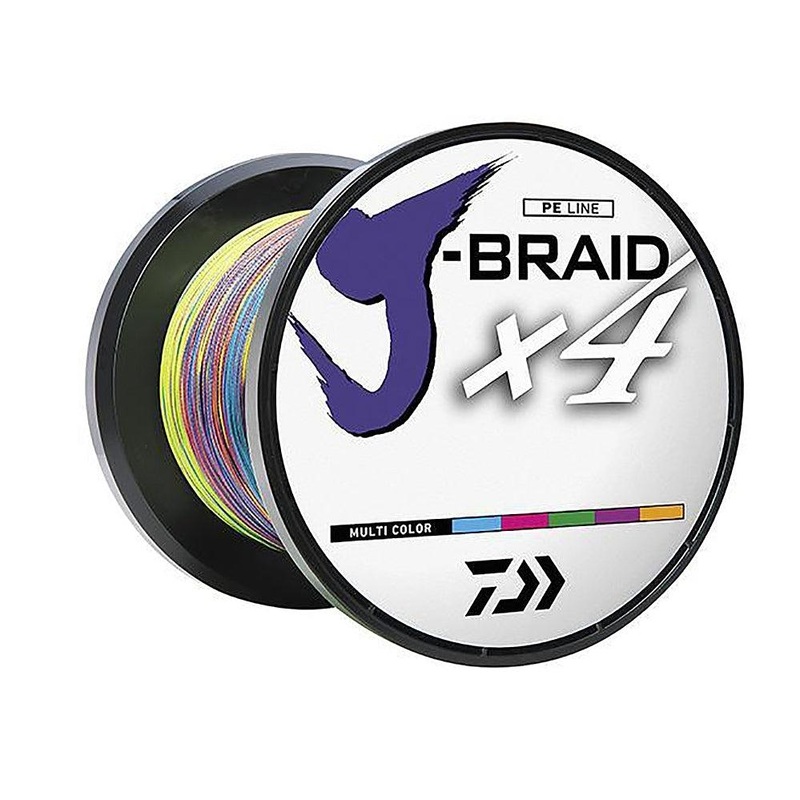 DAIWA J-Braid Braided Line X4 - Multi Color 3300yds 50#