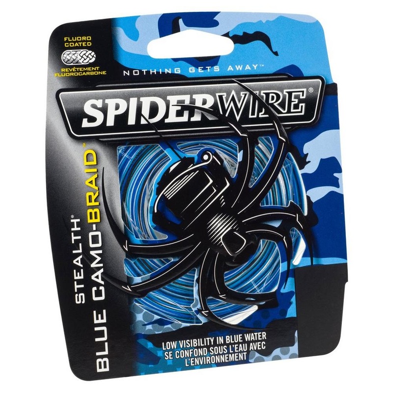 SpiderWire Stealth Blue Camo 200yds 100#