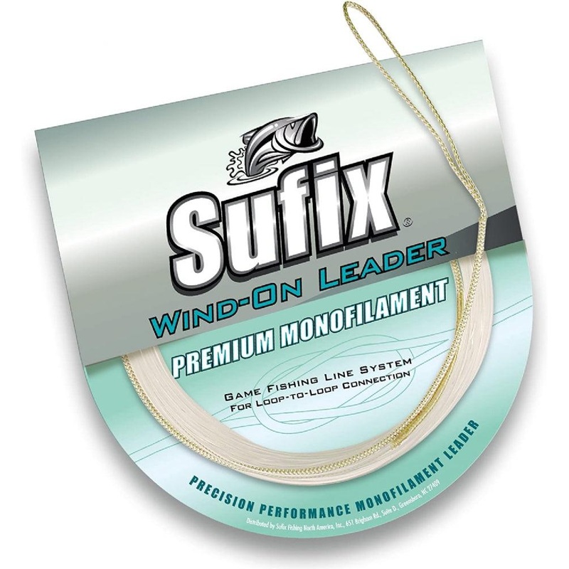 SUFIX Monofilament Wind-On Leader 20#