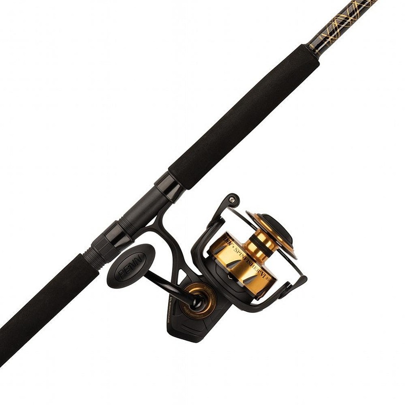 Penn Spinfisher VI Combo 5500 with 8' MH 2-Piece Rod Combo