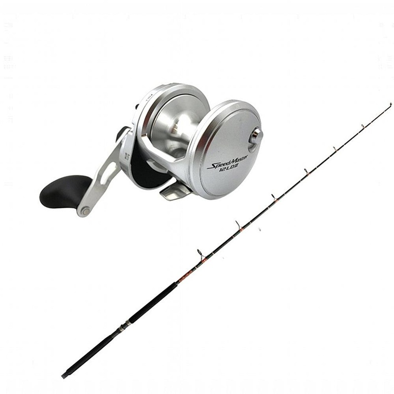 Shimano SpeedMaster II 25SPM w/ KC 20-40 7' Composite Live Bait Rod Hurricanes