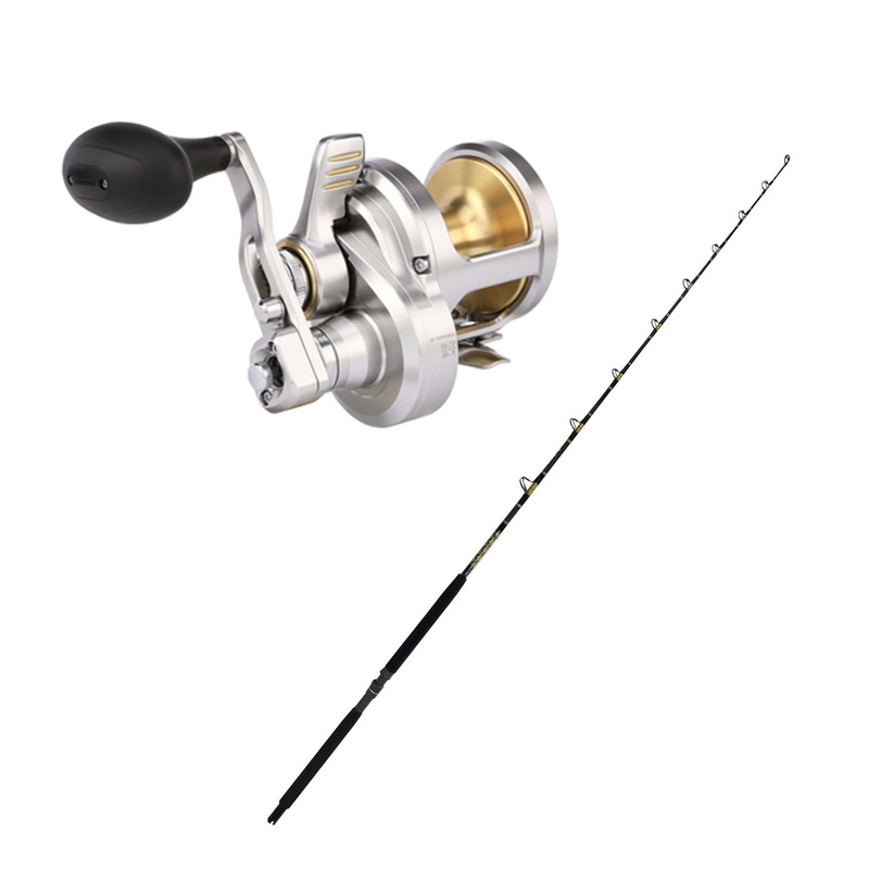 Shimano TALICA 12IIA LEVER DRAG w/ KC 10-25 6'6" Composite CHAOS Gold Combo