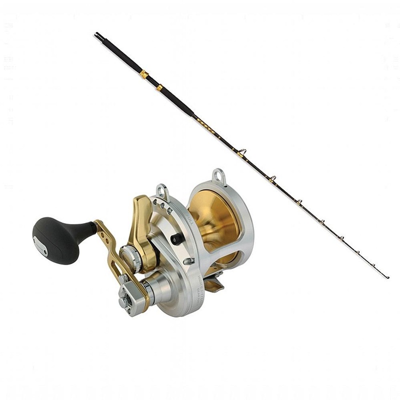Shimano TALICA 20II Lever Drag w/ KC 20-40 6'6" Composite CHAOS Gold