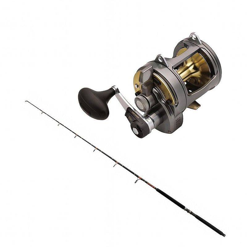 Shimano TALICA 20II Lever Drag w/ KC 20-40 7' Composite Live Bait Rod Hurricanes