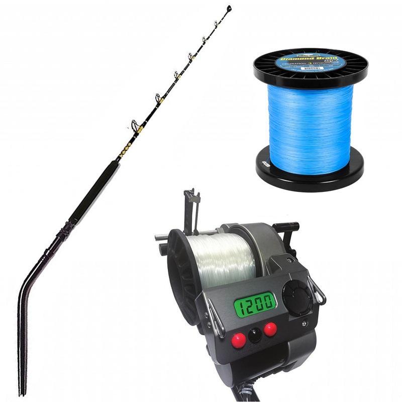 Buy LP SV-1200 Variable Speed, Get FREE Diamond Braid 8X Spooling and FREE Chaos SW 80-100 Rod Blackout