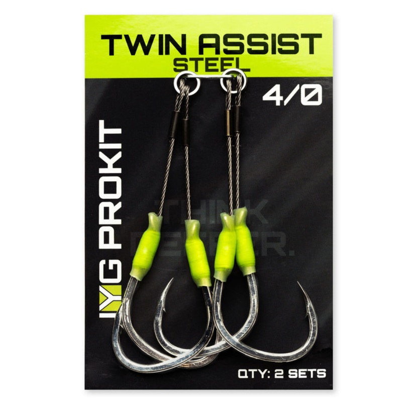 Jyg Pro Twin Assist Hook 4/0 2 Pack