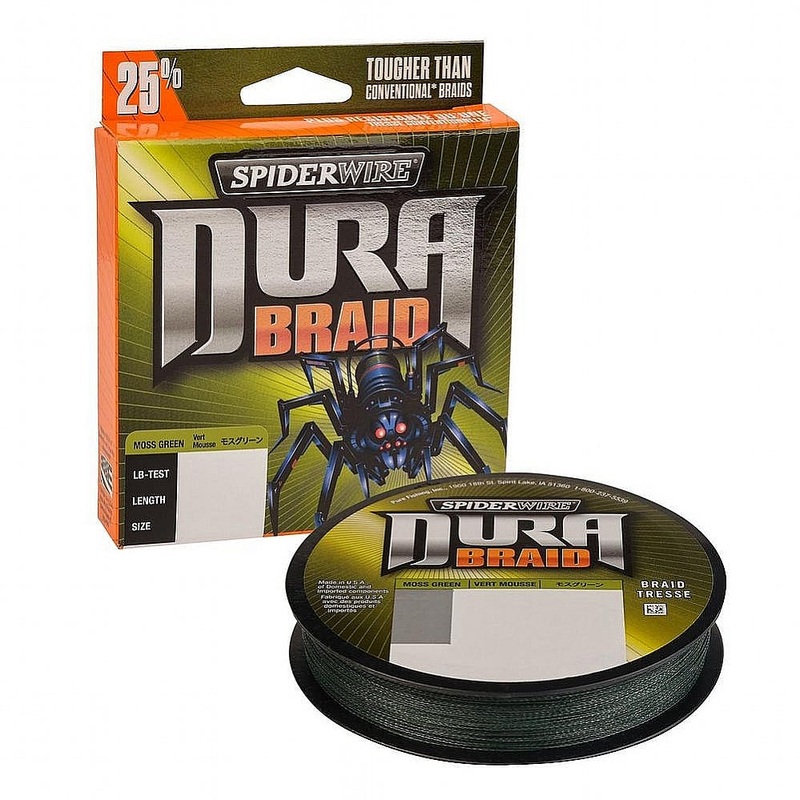 SpiderWire DuraBraid 300 yard Moss Green 8#