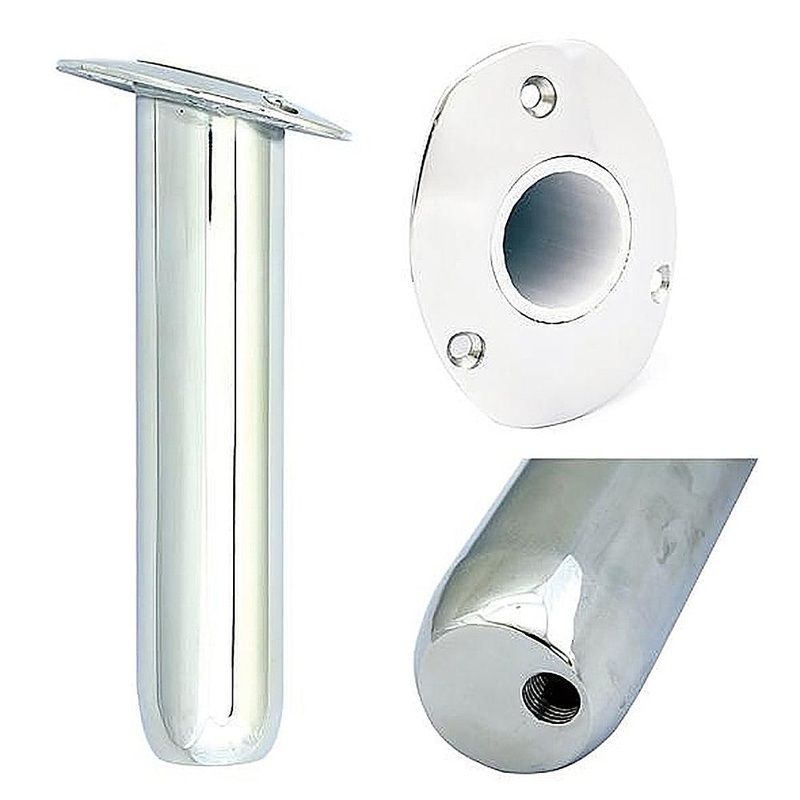 Tigress 0 Oval Head Closed Base Rod Holders - 9" X 1-5/8"