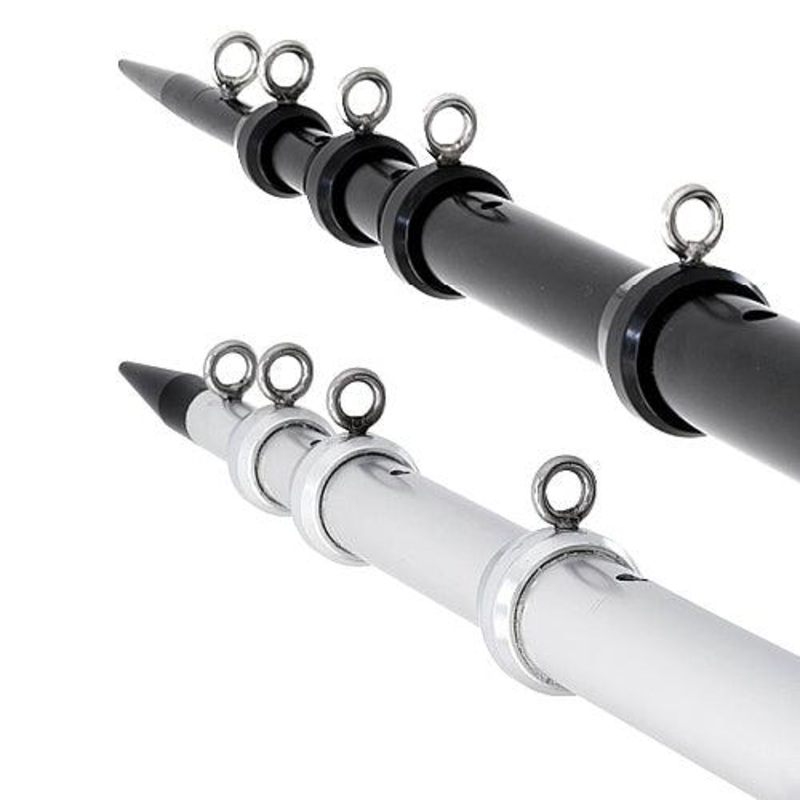 Tigress 15'X1-1-8" XD Telescoping Aluminum Outriggers Black