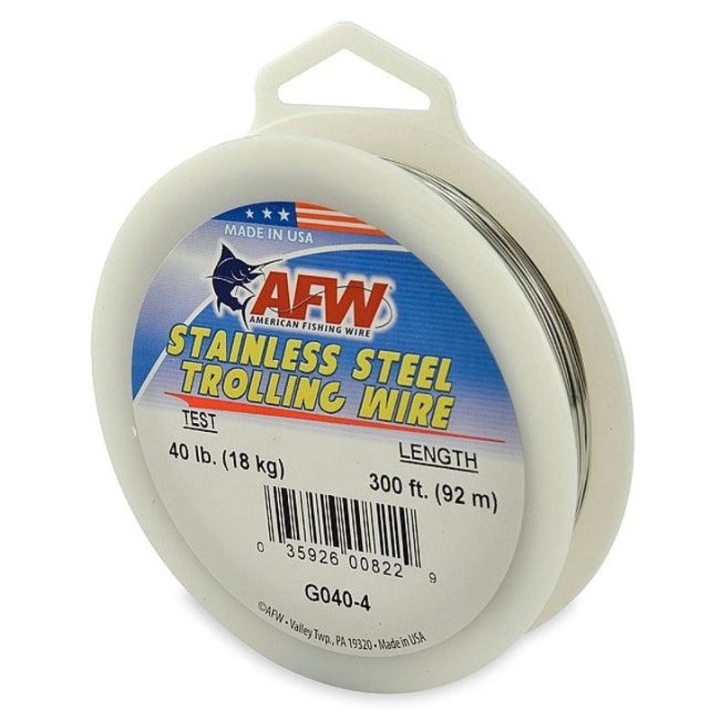 AFW Stainless Steel Trolling Wire 300FT 30#