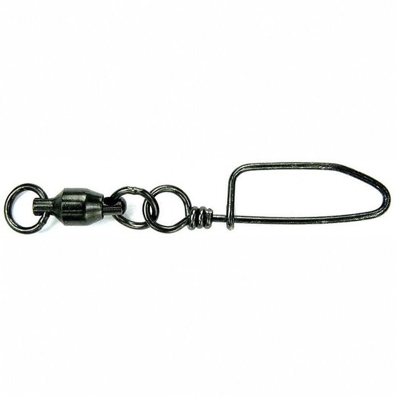 Billfisher Ball Bearing Snap Swivel Nickel Black 3PK #6