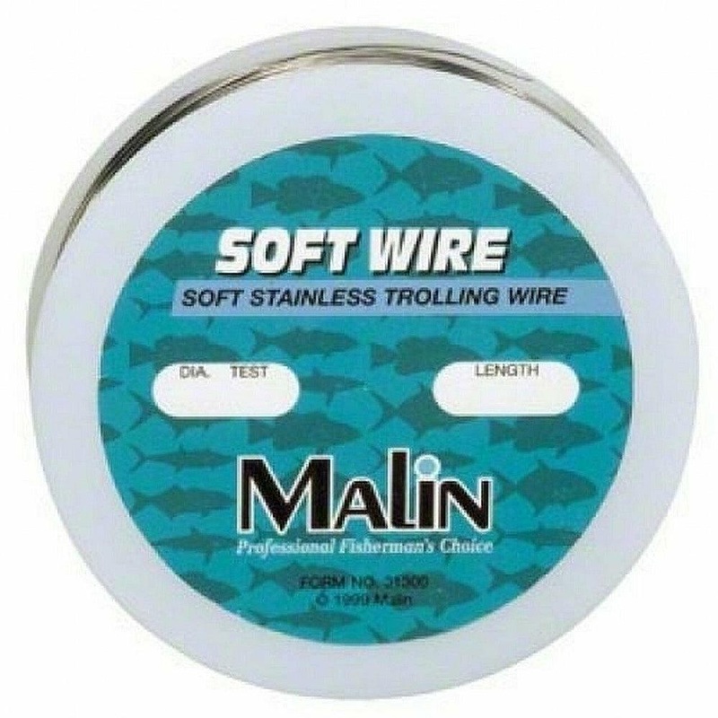 Malin Soft Stainless Trolling Wire 300FT 40LB(#4)