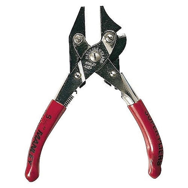 Manley 2034 6-1/2" Teflon Super Pliers with grips and case kit