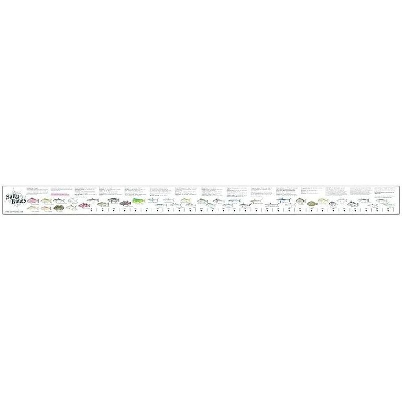 Salty Bones FS50 Decal Fish Ruler 36"