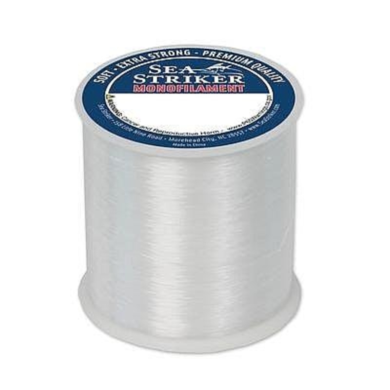 Sea Striker Monofilament Clear 1/4 lb. Spool 30#