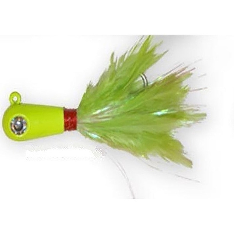 Buccaneer Feather Jig Chartreuse