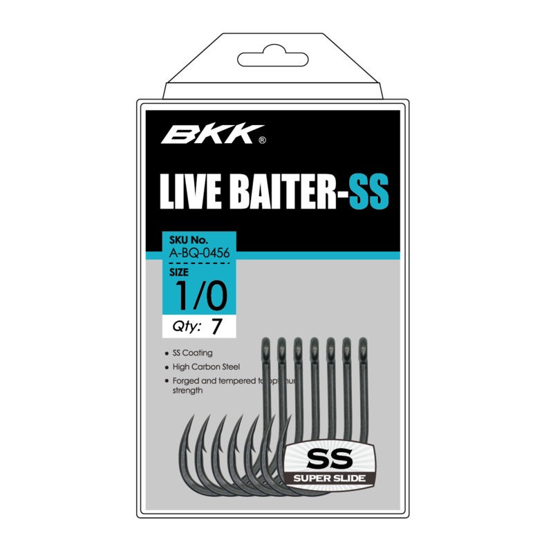 BKK Live Baiter SS 1# Pack of 7