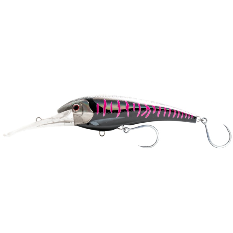 Nomad DTX Minnow Heavy Duty Sinking 8" Black Pink Mackerel