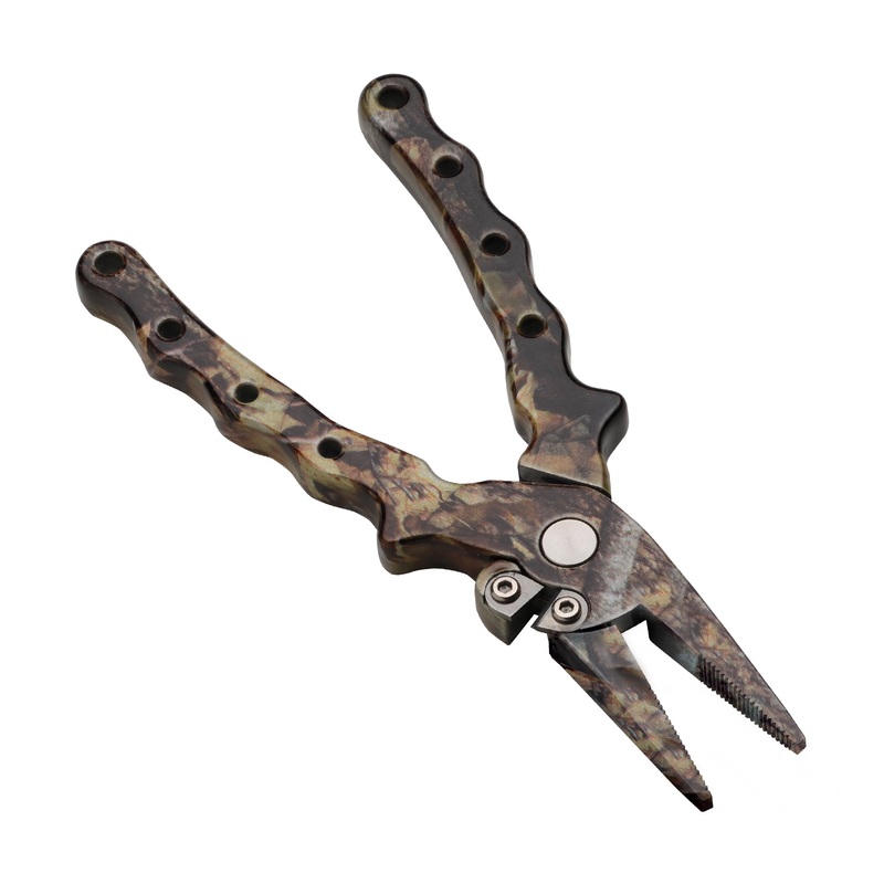 P-Line 6.5" Aluminum Pliers Side Cutter Real Tree Camo