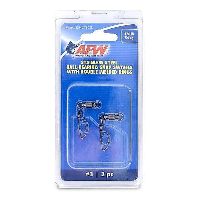 AFW Stainless Steel Ball-Bearing Snap Swivels 660#