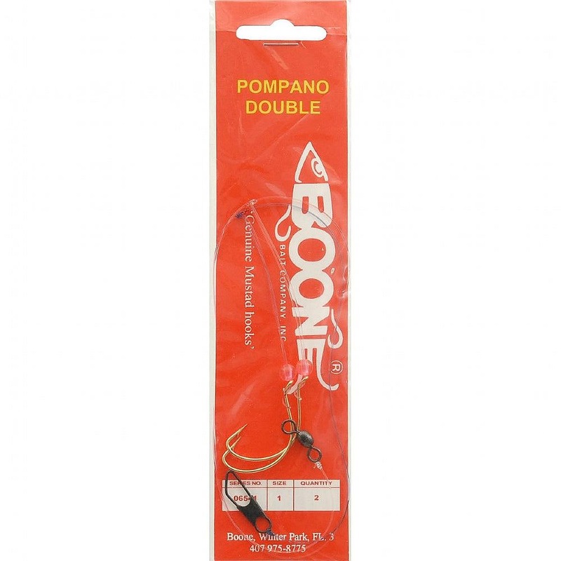 BOONE Pompano Rig 2 Hooks