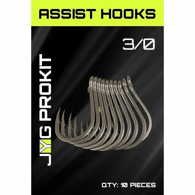 Jyg Pro Assist Hook 10pcs 3/0