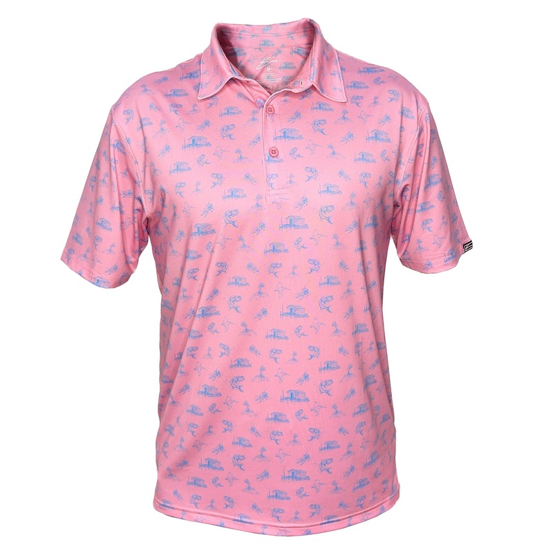 KSCOTT Fish Camp Polo Sunrise Medium