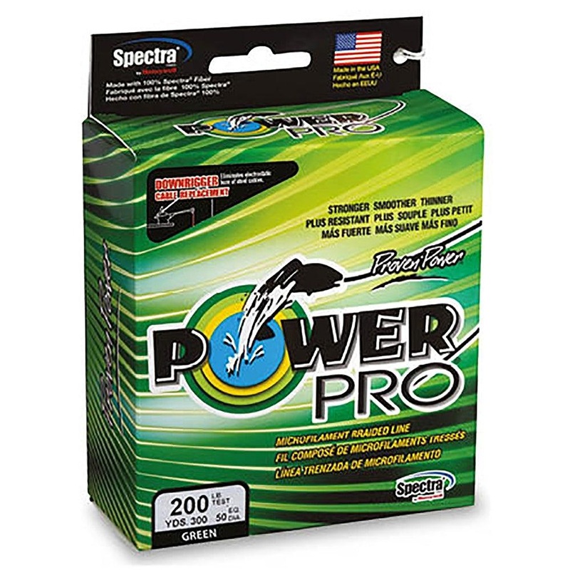 PowerPro Downrigger Green 150# 300 FT