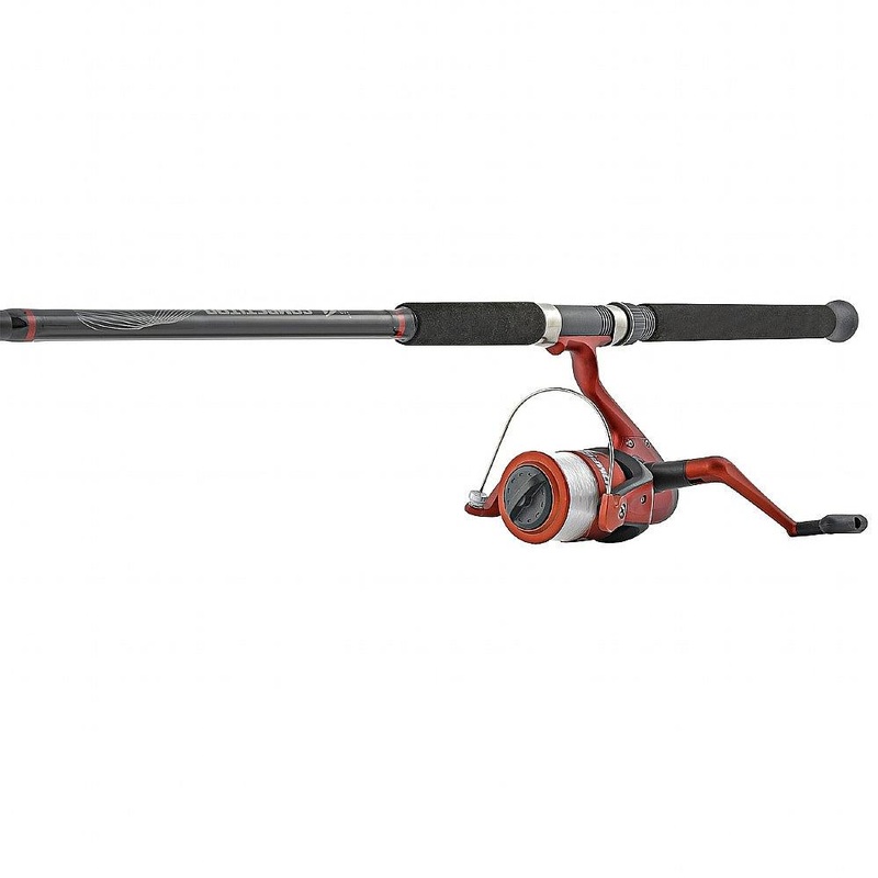 South Bend Competitor 7' 2Pc Medium Heavy BW Spin COM-702MHS/B Rod- Black (Rod Only)