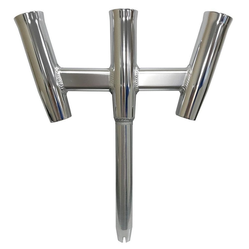 Tigress GS Trident Kite Rod Holder Straight Butt-Polished Aluminum