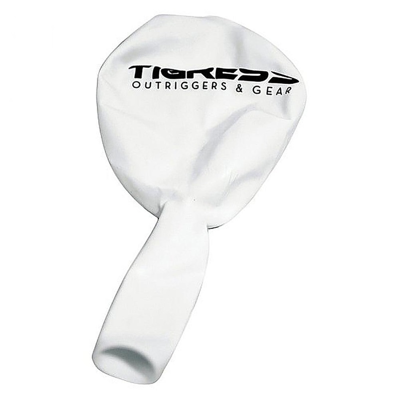 Tigress Kite Balloons - 2pk White