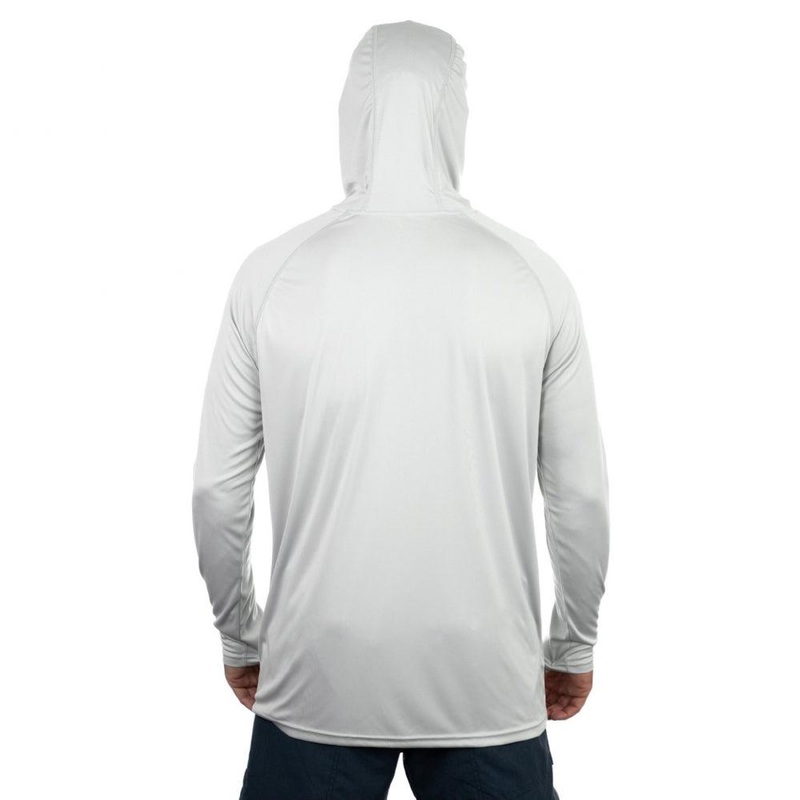 AFTCO Jason Christie Performance Hoodie Gray Small