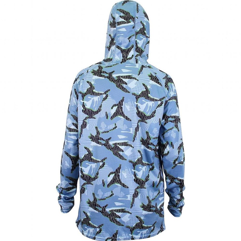 AFTCO Nukam Hood Blue Camo Small