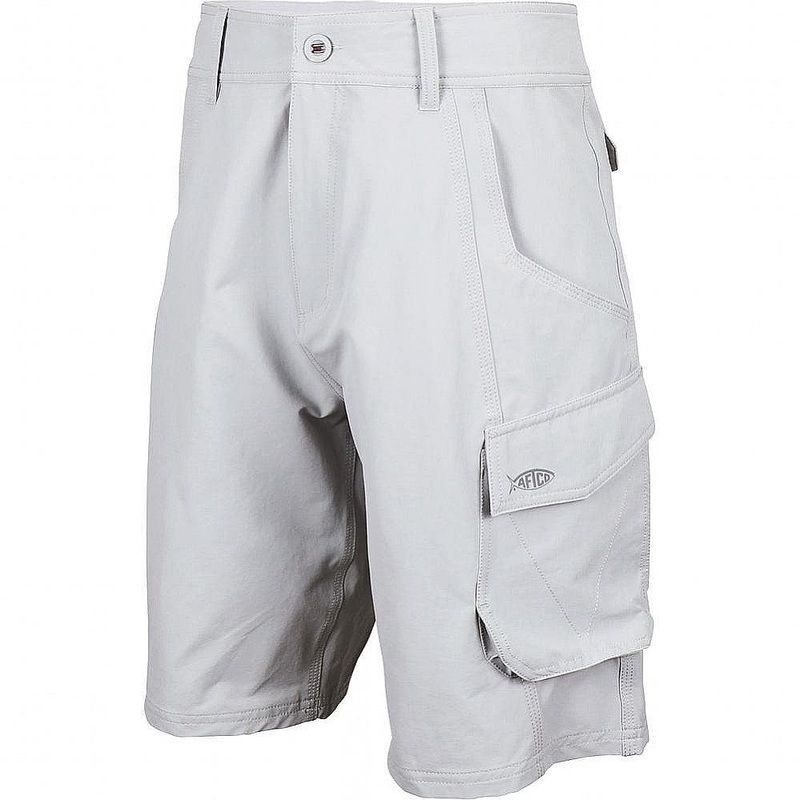 AFTCO Stealth Fishing Shorts Light Grey 30