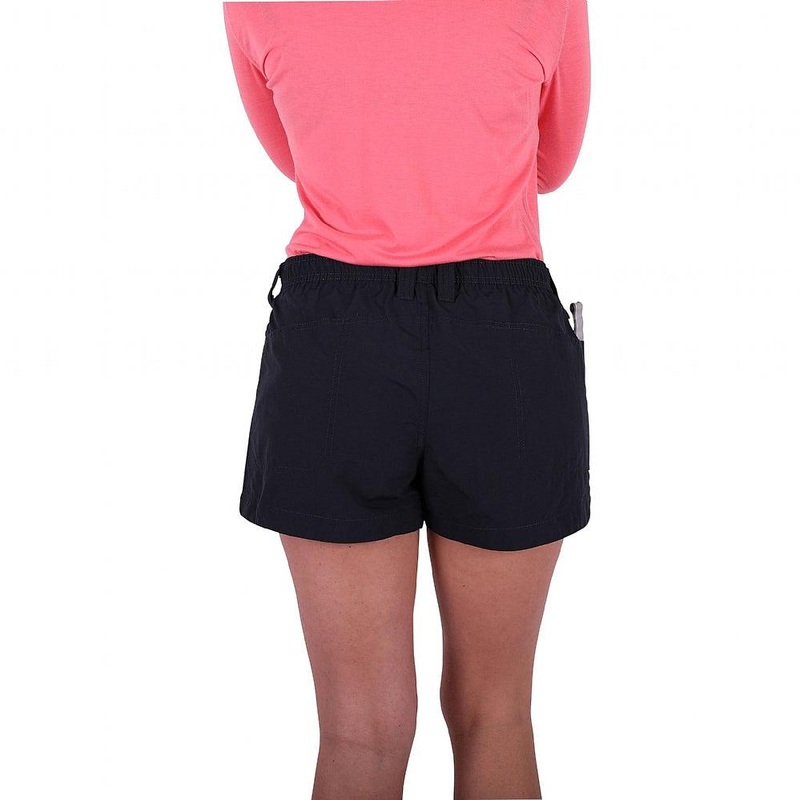 AFTCO Womens Original Fishing Shorts Black 0